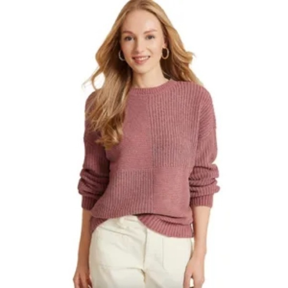 Maurices Dusty Rose Crewneck Sweater